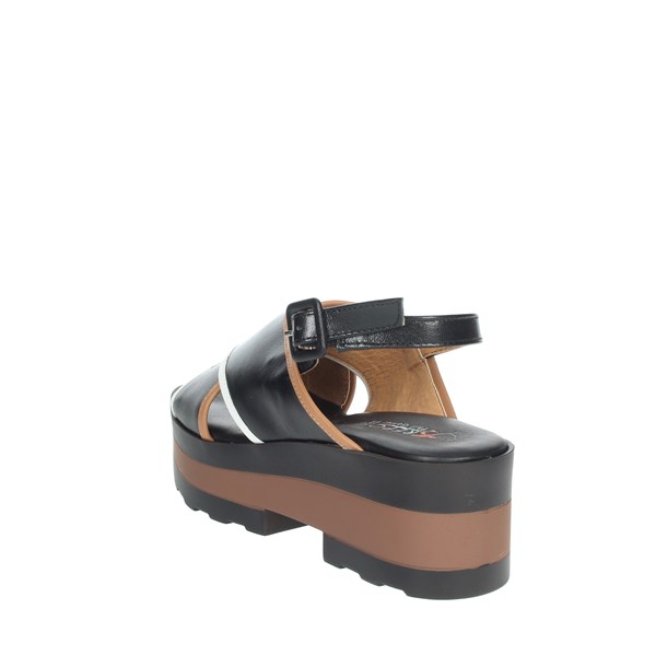 Repo Shoes Platform Sandals Black 61251-E1