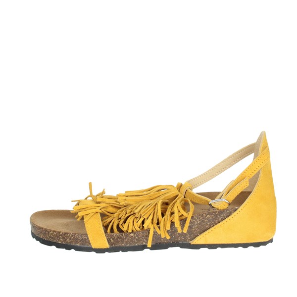 Sonia C. Shoes Flat Sandals Mustard 350