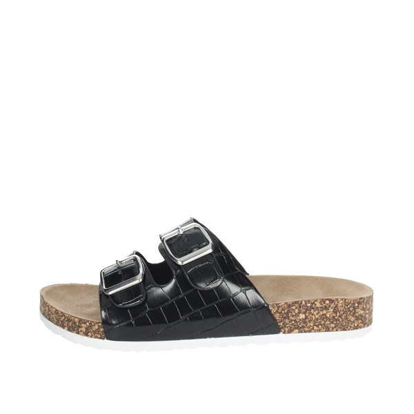 Laura Biagiotti Shoes Flat Slippers Black 6856