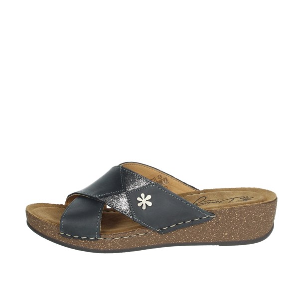 Daisy By Florance Shoes Flat Slippers Black 22132-1