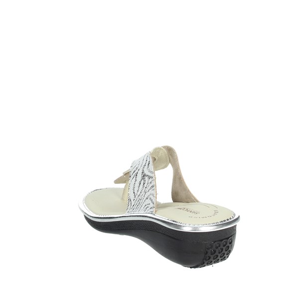 Sanycom Shoes Flip Flops Silver 75