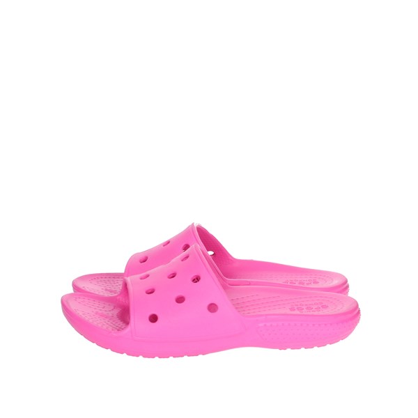 Crocs Shoes Flat Slippers Fuchsia 206396