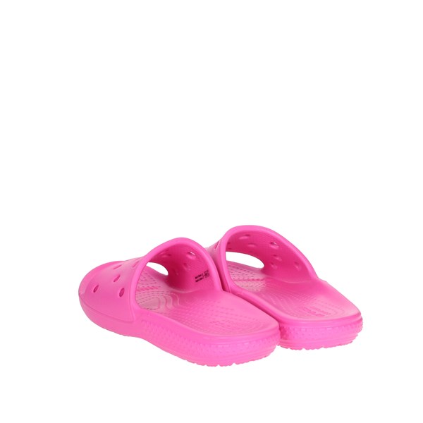 Crocs Shoes Flat Slippers Fuchsia 206396