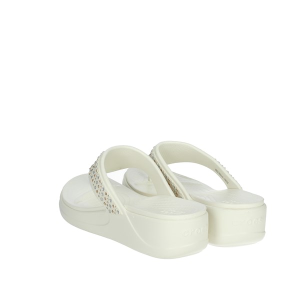 Crocs Shoes Flip Flops White 206843