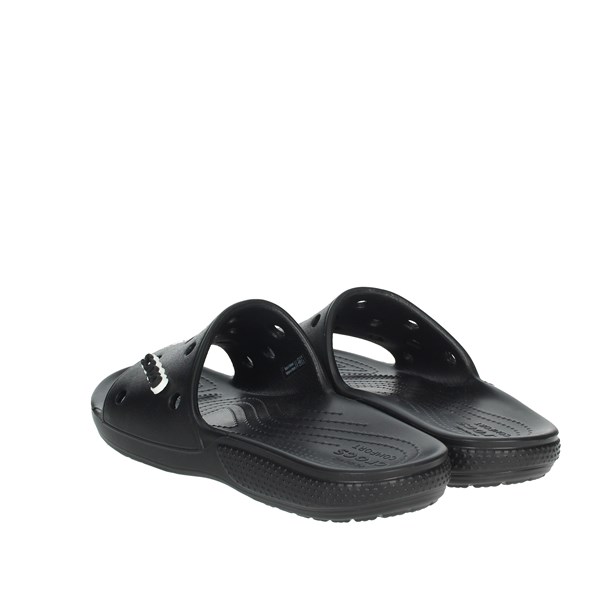 Crocs Shoes Flat Slippers Black 206121