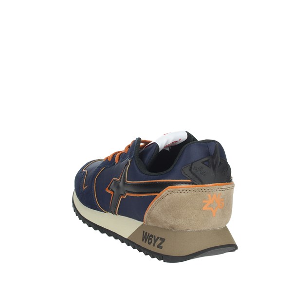W6yz Shoes Sneakers Blue/Orange 0012014033.01.