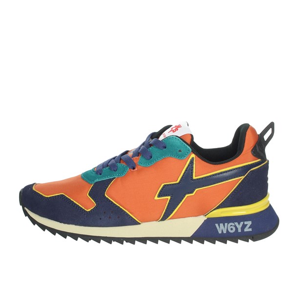 W6yz Shoes Sneakers Orange/Blue 0012014033.11.