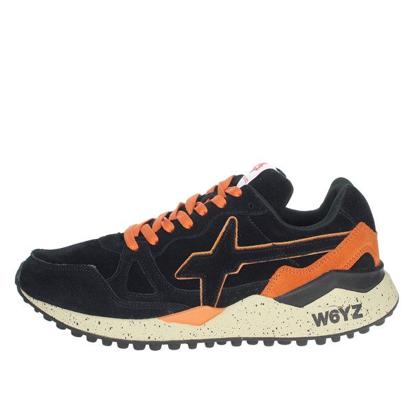 W6yz Shoes Sneakers Black/Orange 0012015183.03.