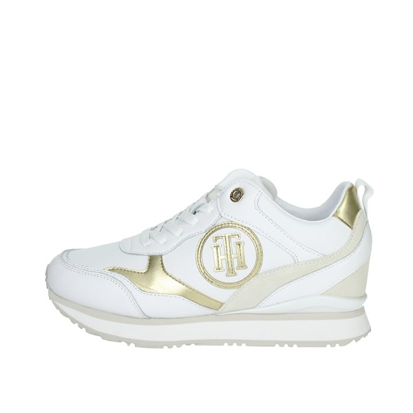 Tommy Hilfiger Shoes Sneakers White/Gold FW0FW05801