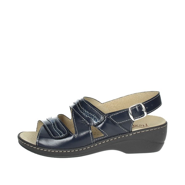 Flexistep Shoes Flat Sandals Blue IAEH114PY