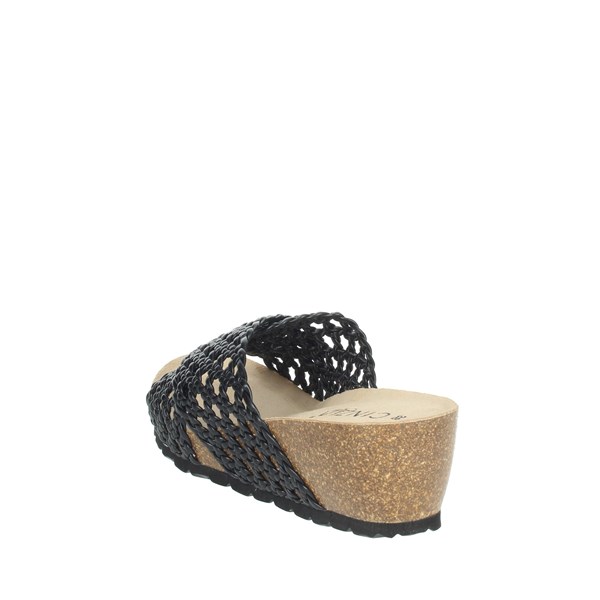 Cinzia Soft Shoes Platform Slippers Black EA1406
