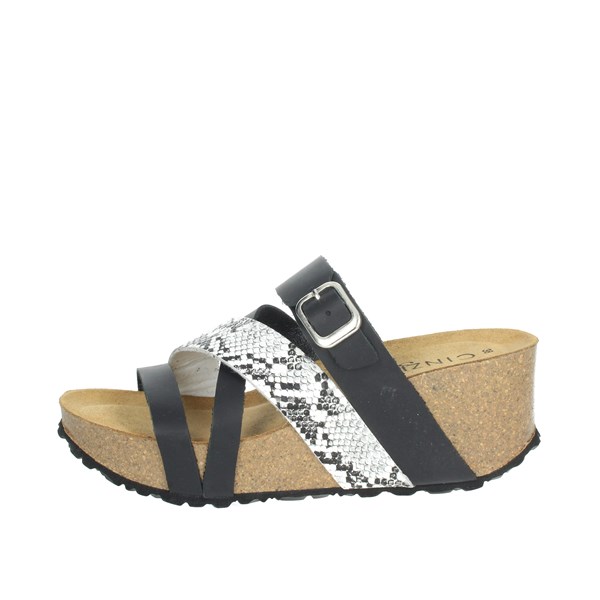 Cinzia Soft Shoes Platform Slippers Black EA1819