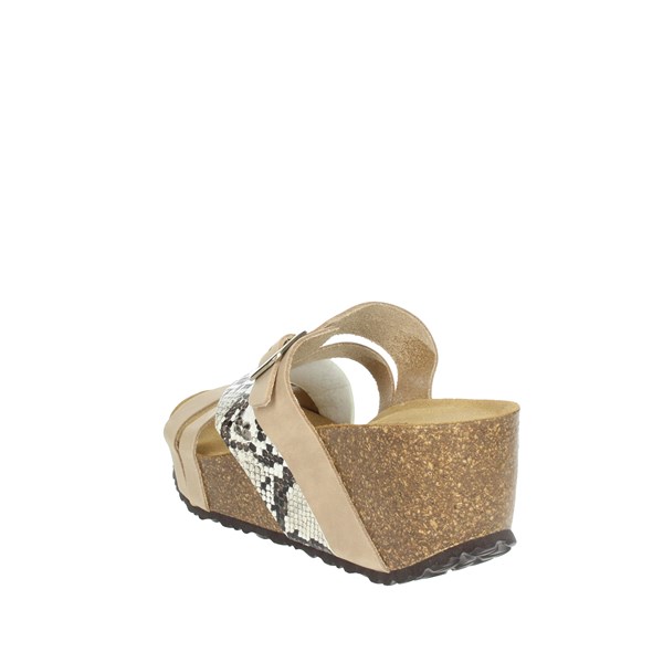Cinzia Soft Shoes Platform Slippers Beige EA1819