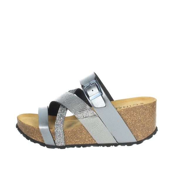 Cinzia Soft Shoes Platform Slippers Charcoal grey EA1819LG