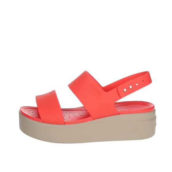 Crocs Shoes Sandal Red 206453