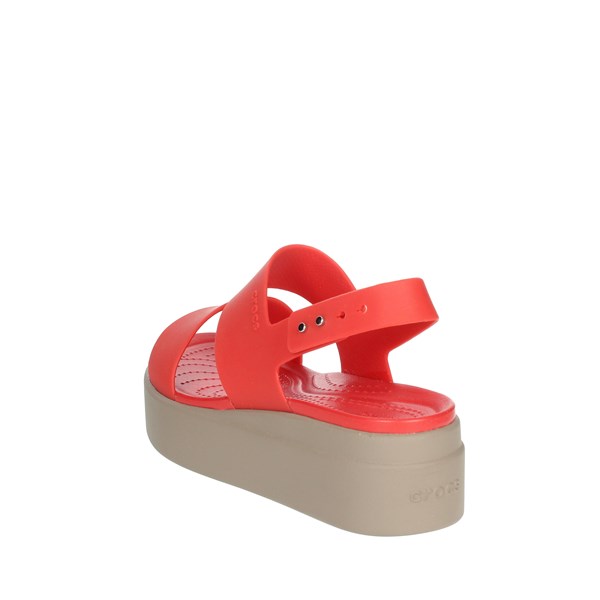 Crocs Shoes Sandal Red 206453