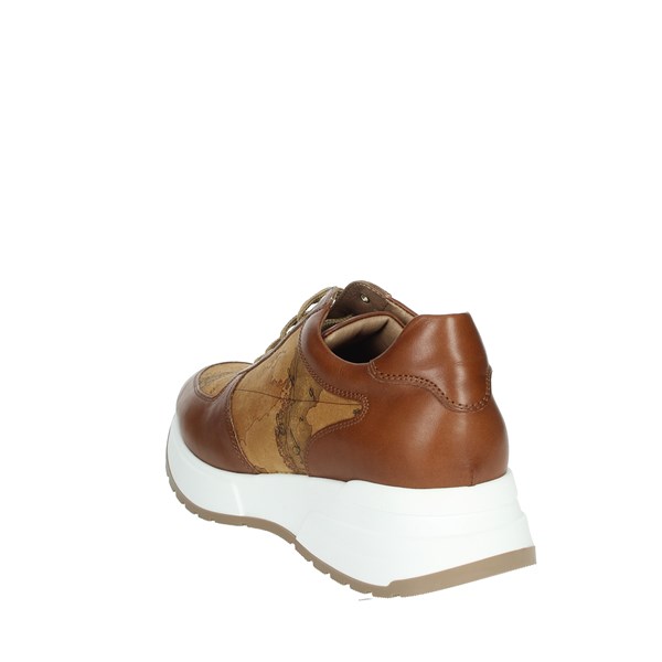 Alviero Martini Shoes Sneakers Brown leather 1023 0125