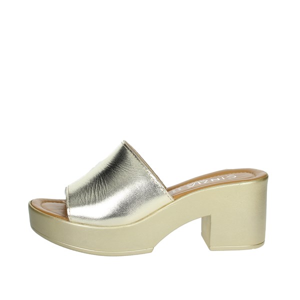Cinzia Soft Shoes Heeled Slippers Platinum  IAF203174L