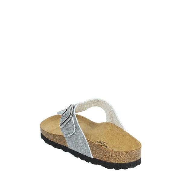 Cinzia Soft Shoes Flip Flops Silver EA1892N