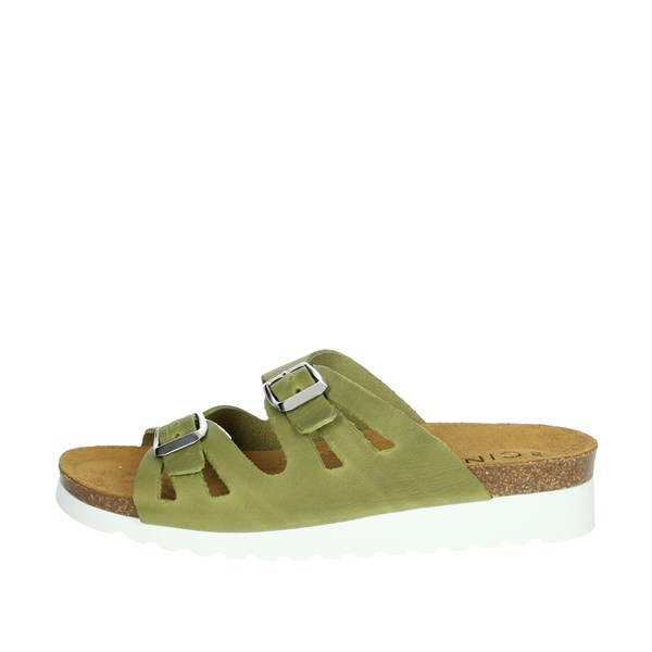 Cinzia Soft Shoes Flat Slippers Green EA0013