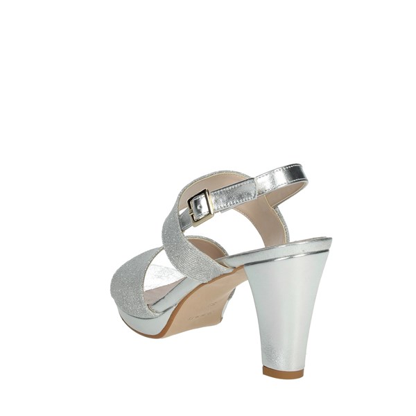 Morgana Shoes Heeled Sandals Silver 205