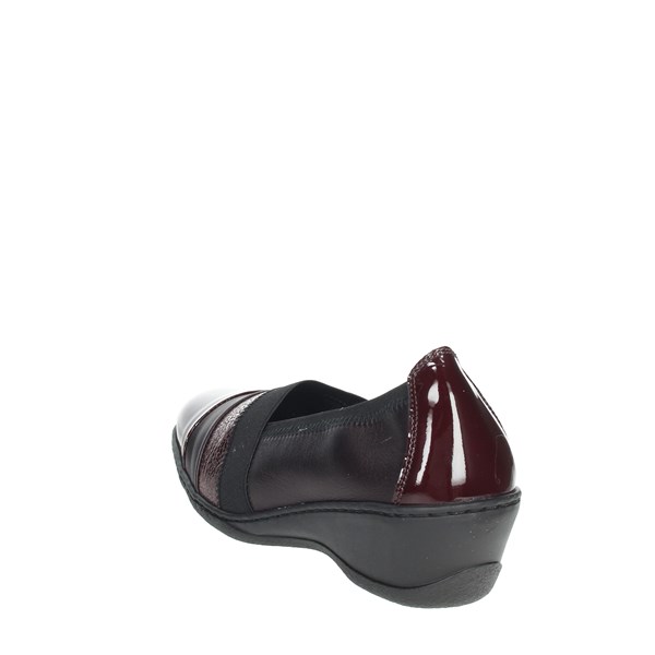 Notton Shoes Moccasin Burgundy 2237