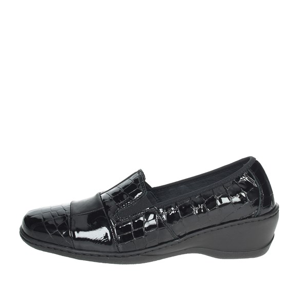 Notton Shoes Moccasin Black 2298