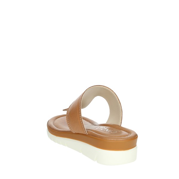 Cinzia Soft Shoes Flip Flops Brown leather IAF123077