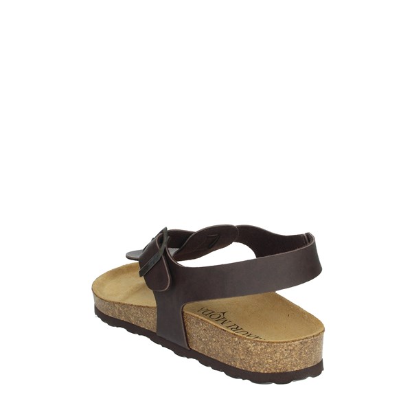 Mauri Moda Shoes Flip Flops Brown EA0473-M