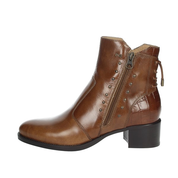 Nero Giardini Shoes Ankle Boots Brown leather I116761D