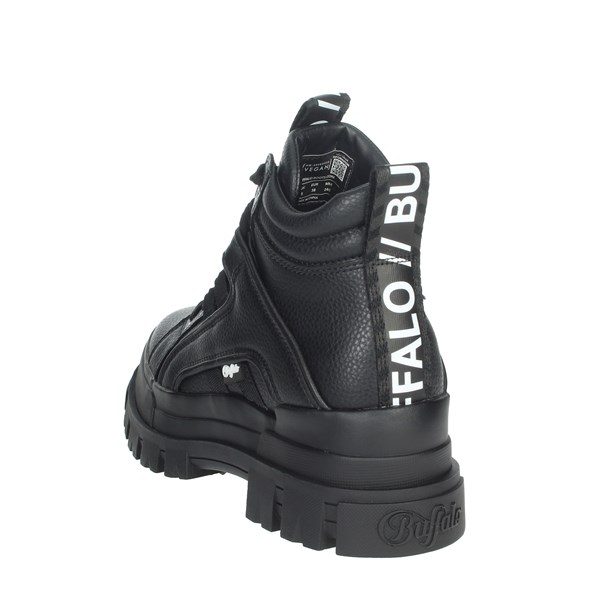 Buffalo Shoes Boots Black ASPHA NC MID