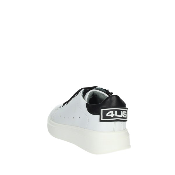 4us Paciotti Shoes Sneakers White/Black 4U-001