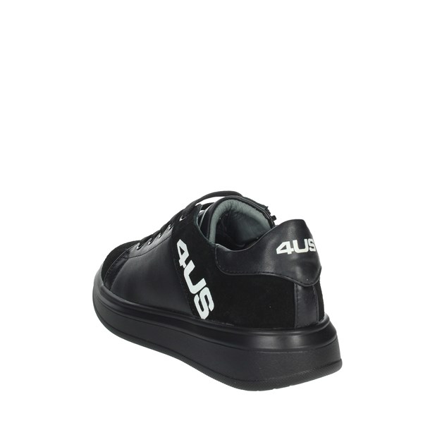 4us Paciotti Shoes Sneakers Black/White 4U-003