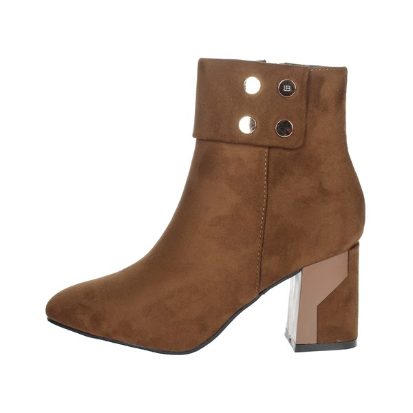 Laura Biagiotti Shoes Heeled Ankle Boots Brown leather 7073