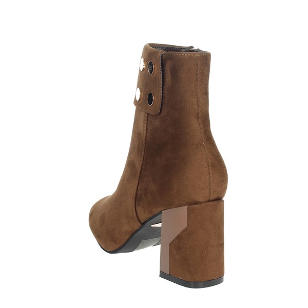 Laura Biagiotti Shoes Ankle Boots Brown leather 7073