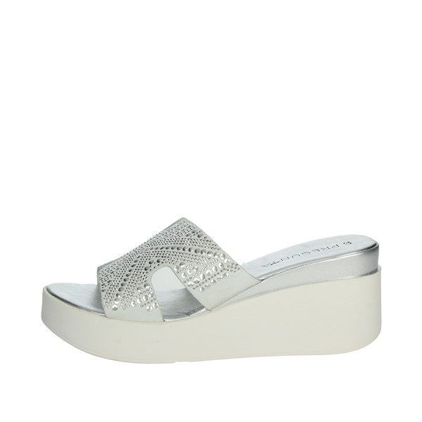 Pregunta Shoes Platform Slippers White IBG5126-CV