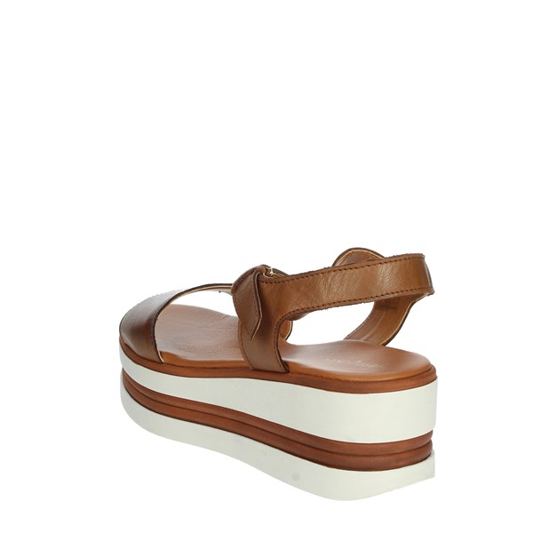 Pregunta Shoes Platform Sandals Brown leather PQ6603661