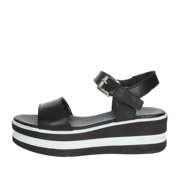 Pregunta Shoes Platform Sandals Black PQ6603661