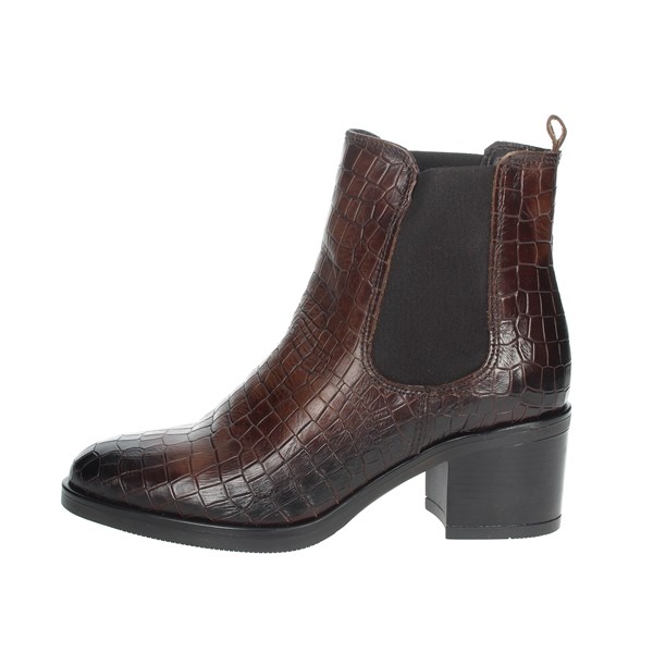 Cinzia Soft Shoes Heeled Ankle Boots Brown AA26913DLX