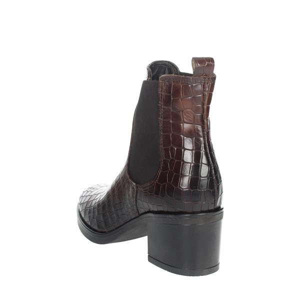 Cinzia Soft Shoes Heeled Ankle Boots Brown AA26913DLX