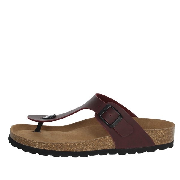 Novaflex Shoes Flip Flops Burgundy BITTI
