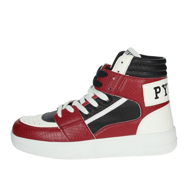 Pyrex Shoes Sneakers White/Black/Red PY80304