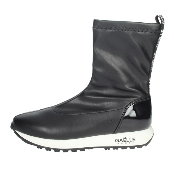 Gaelle Paris Shoes Ankle Boots Black G-1211