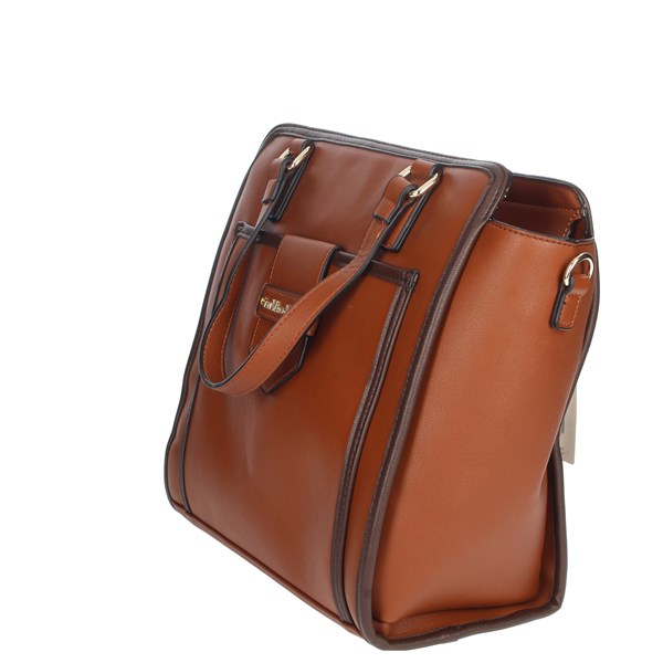 Gianmarco Venturi Accessories Bags Brown leather GB0070HG3