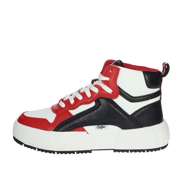 Buffalo Shoes Sneakers White/Black/Red RSE MID