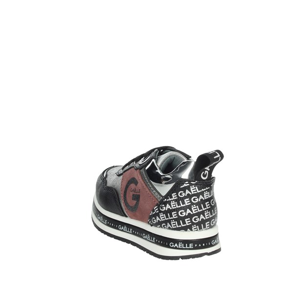 Gaelle Paris Shoes Sneakers Black/Silver G-1114