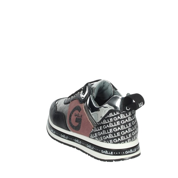 Gaelle Paris Shoes Sneakers Black/Silver G-1114