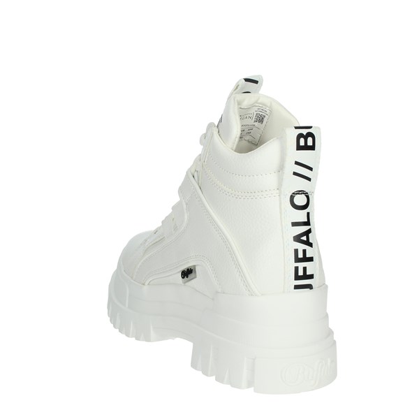 Buffalo Shoes Boots White ASPHA NC MID