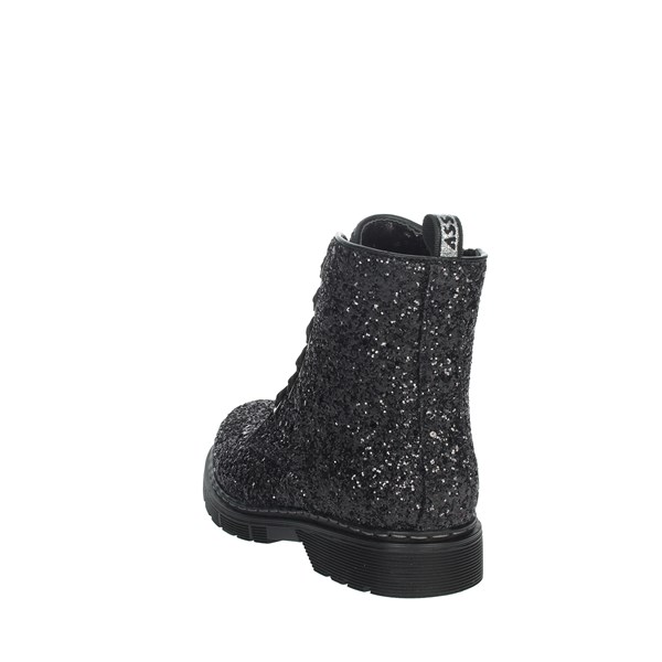 Asso Shoes Boots Black AG-12525