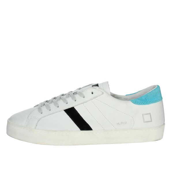 D.a.t.e. Shoes Sneakers White/Sky blue CAMP-HILL 2